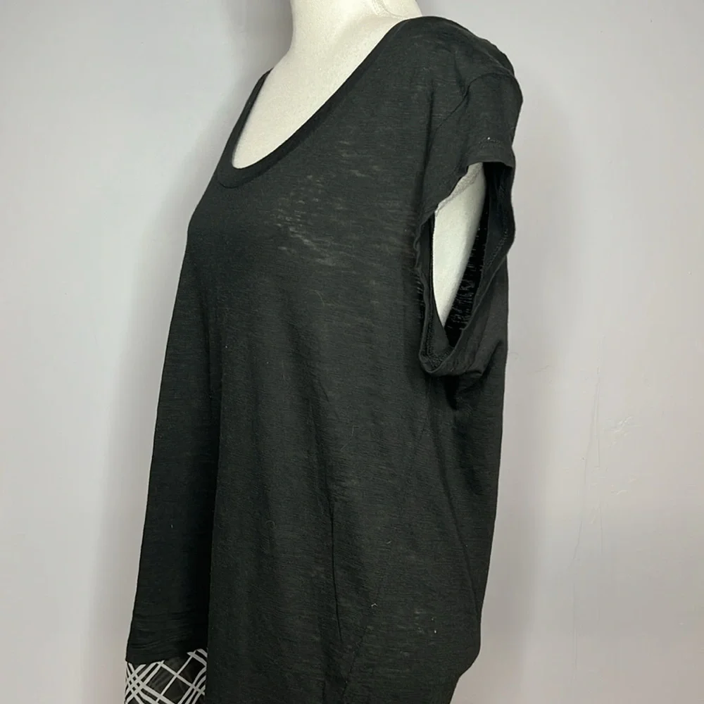 BOXERCRAFT BLACK PAJAMA TOP WOMENS Size 2X